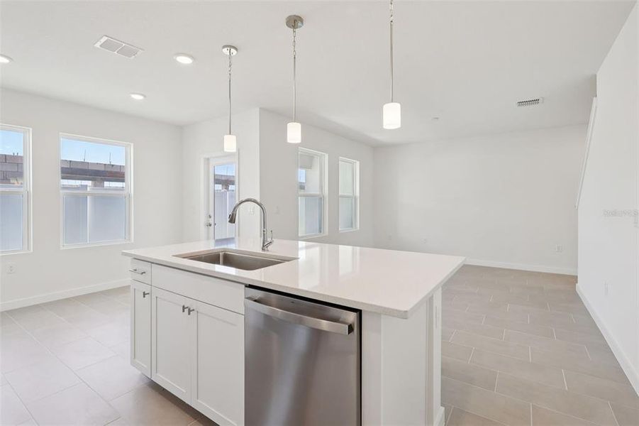Furnished interior view inside a new home in Cyrene at Harmony, St. Cloud (Image 7).