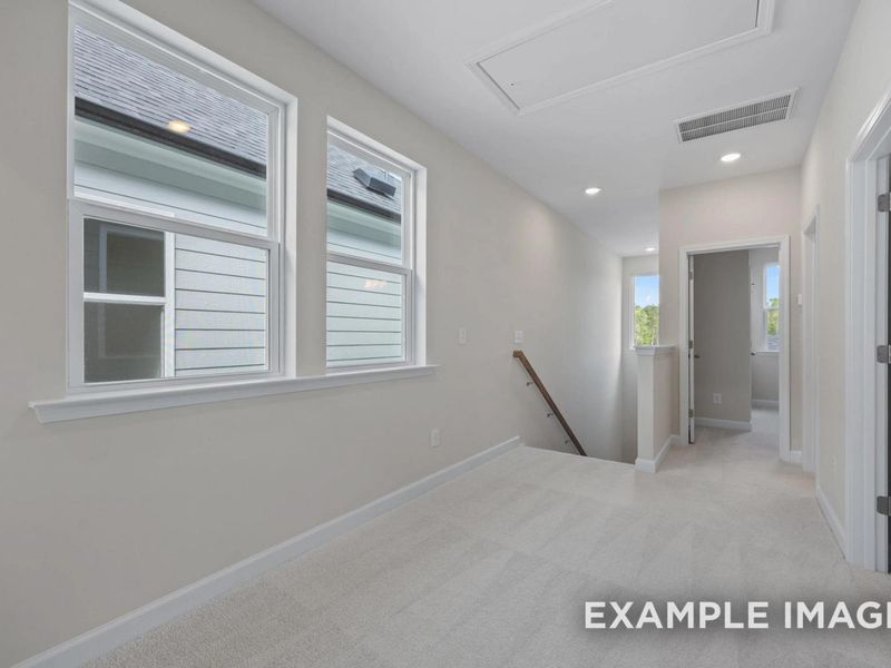 Spacious, unfurnished interior of a new home in Forestville Yard, Knightdale (Image 18).