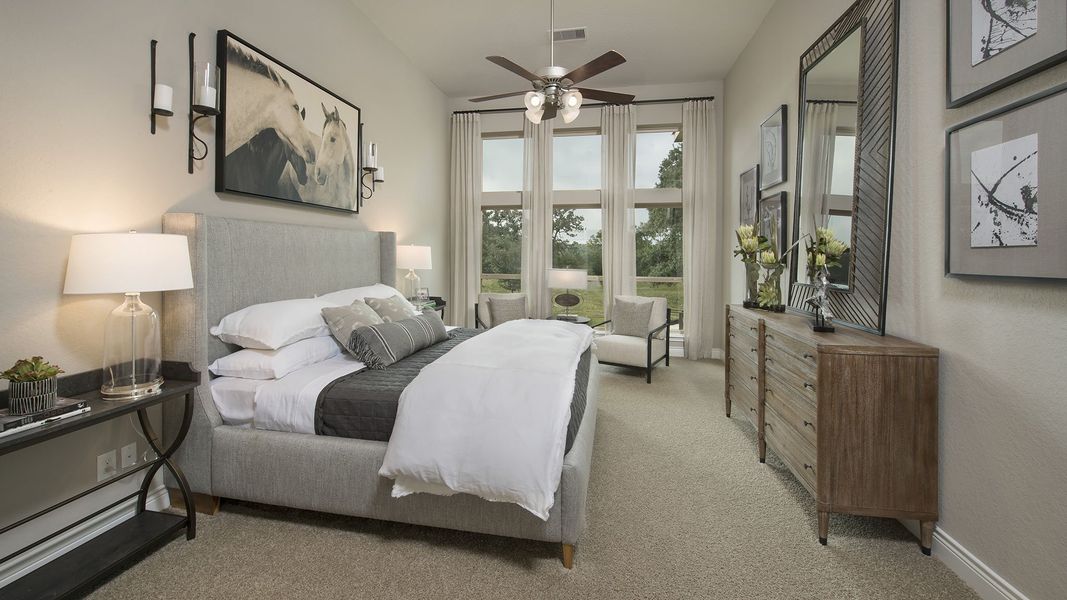 Furnished interior view inside a new home in The Woodlands Hills, Willis (Image 9). Furnished interior view inside a new home in The Woodlands Hills, Willis (Image 9).