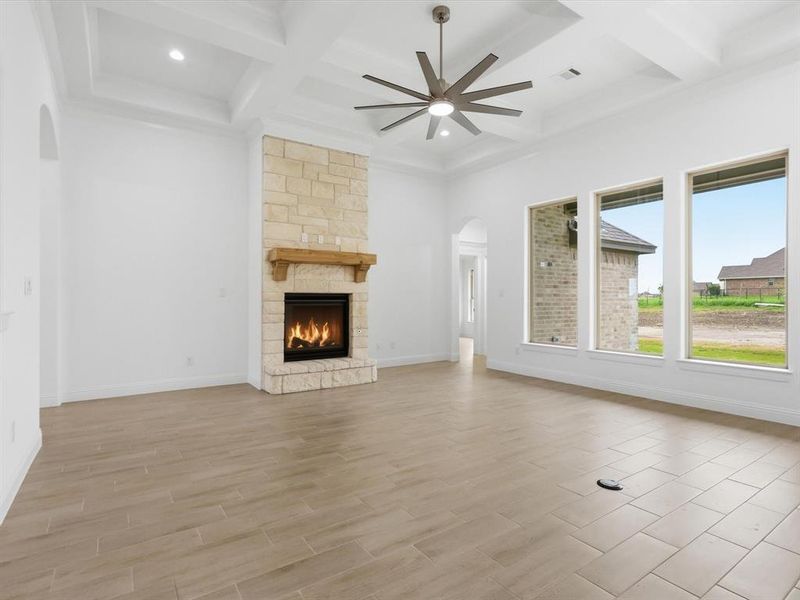 Spacious, unfurnished interior of a new home in , Godley (Image 22).