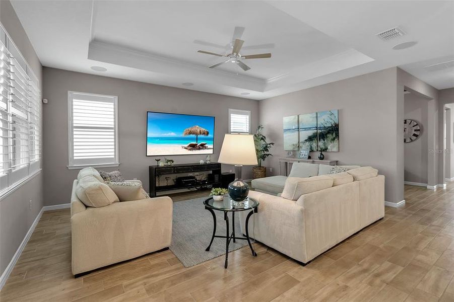 Furnished interior view inside a new home in , Parrish (Image 38).