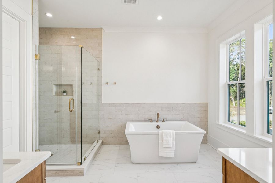 Furnished interior view inside a new home in , Johns Island (Image 17).