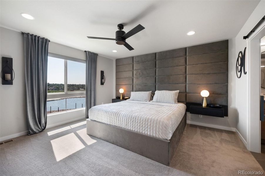 Furnished interior view inside a new home in , Colorado Springs (Image 12). Furnished interior view inside a new home in , Colorado Springs (Image 12).