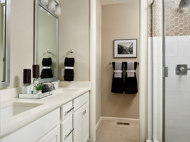 Furnished interior view inside a new home in Westside Crossing, Berthoud (Image 6).
