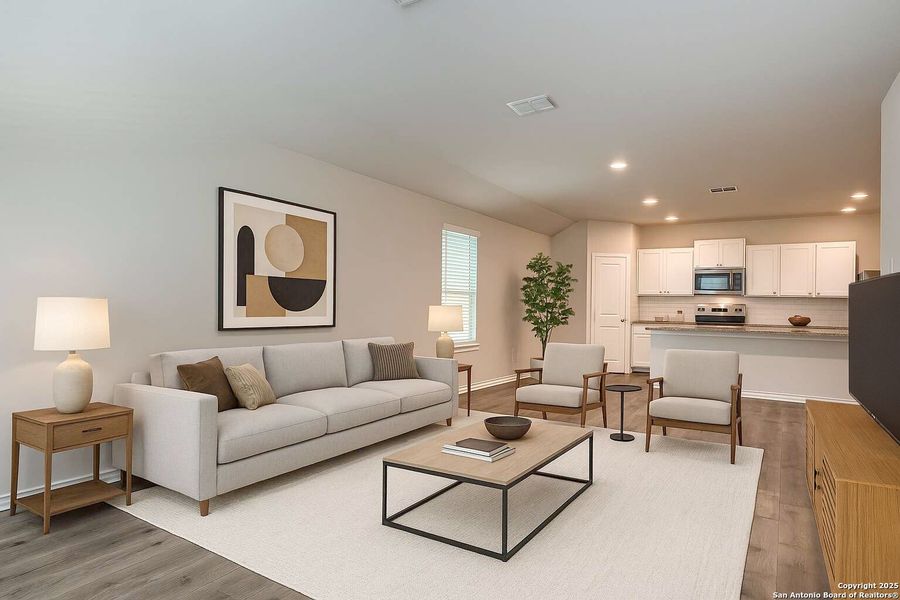 Furnished interior view inside a new home in , San Antonio (Image 8).