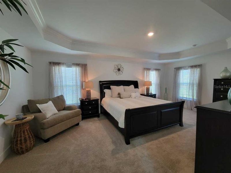 Furnished interior view inside a new home in Ocala Crossings South, Ocala (Image 7). Furnished interior view inside a new home in Ocala Crossings South, Ocala (Image 7).