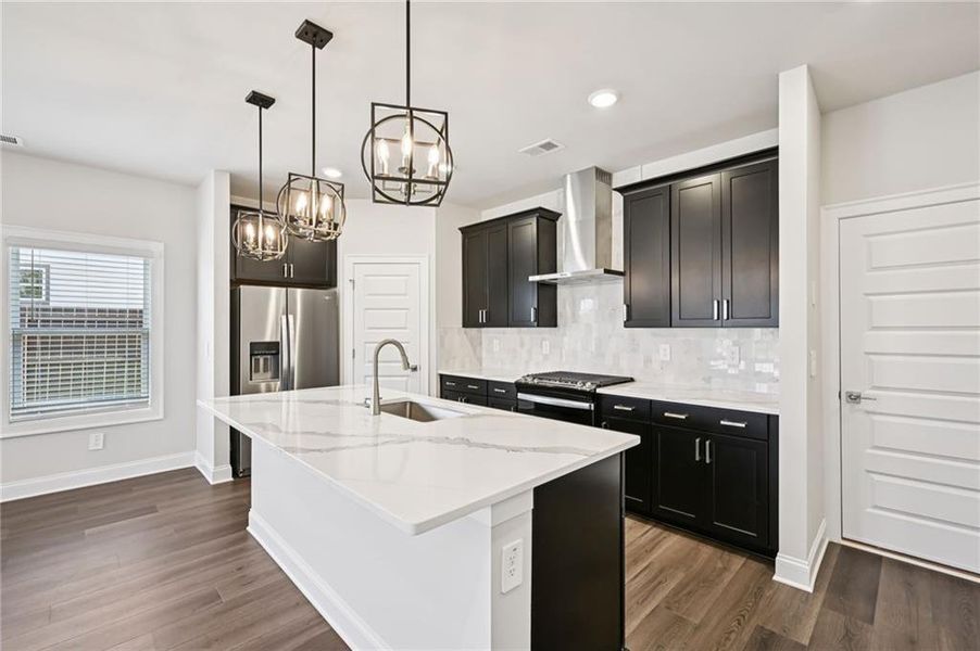 Furnished interior view inside a new home in Hemingway - Cottage Series, Cumming (Image 11).