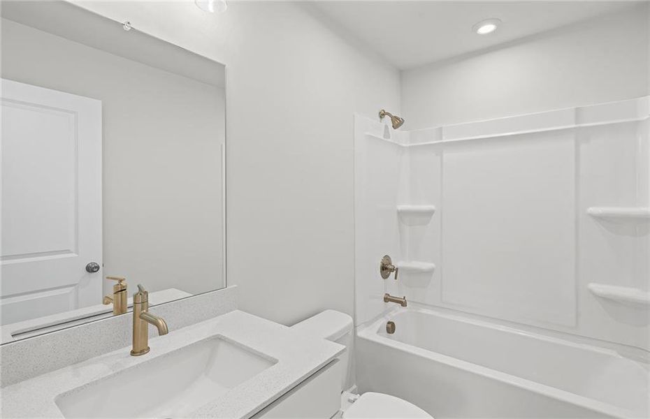 Furnished interior view inside a new home in Creekside at Skelton, Jefferson (Image 12).