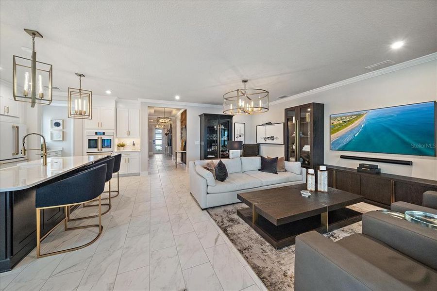 Furnished interior view inside a new home in , Venice (Image 9).