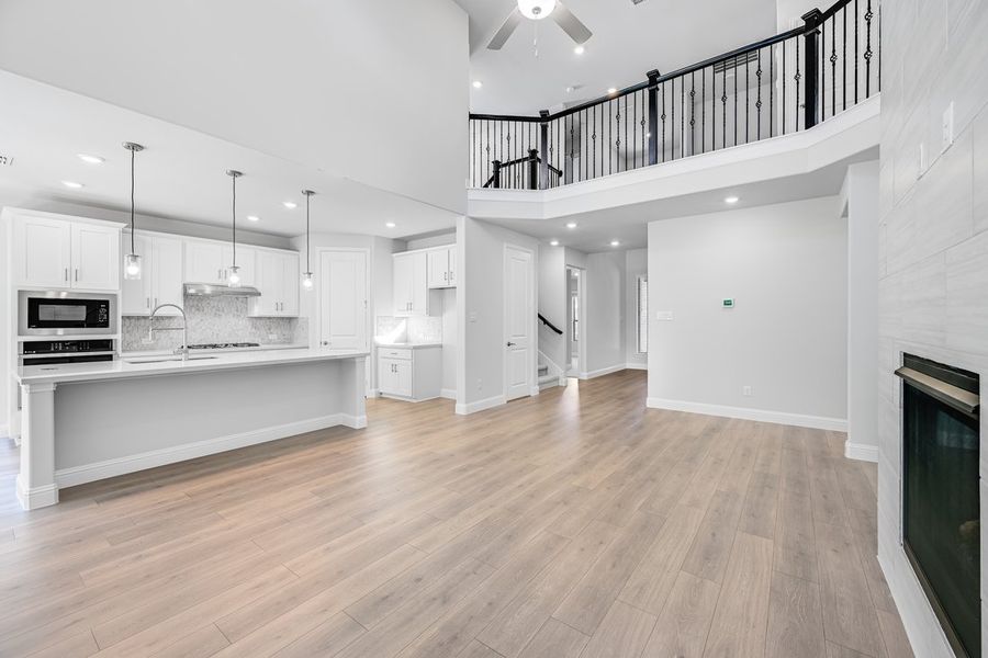 Spacious, unfurnished interior of a new home in South Oak 50s, Oak Point (Image 51). Spacious, unfurnished interior of a new home in South Oak 50s, Oak Point (Image 51).