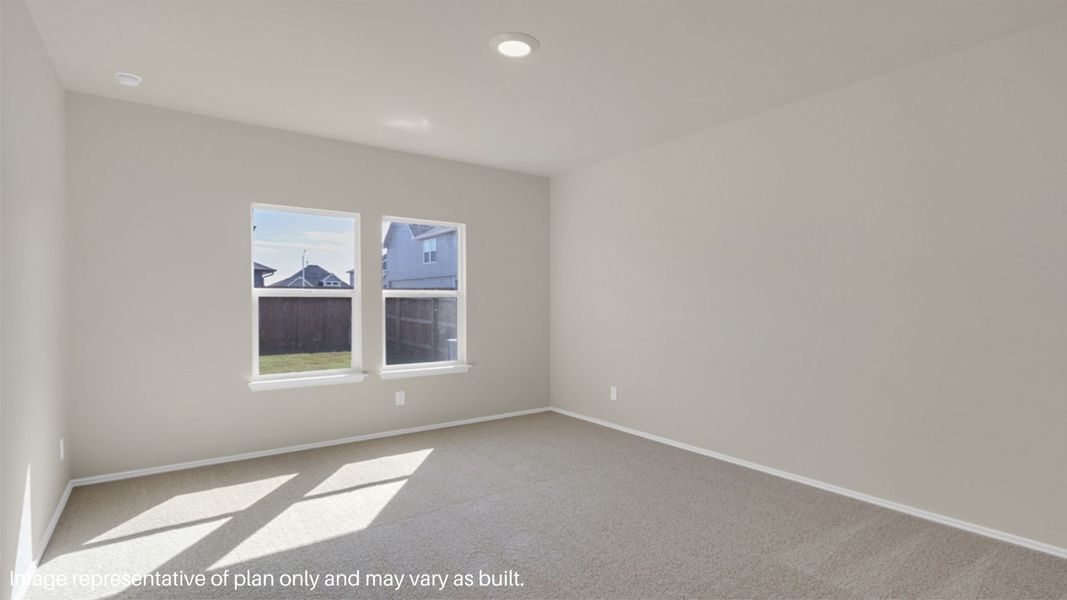 Representative unfurnished interior of a home built from the Hanna by D.R. Horton in California Meadows, Arlington (Image 15). Representative unfurnished interior of a home built from the Hanna by D.R. Horton in California Meadows, Arlington (Image 15).