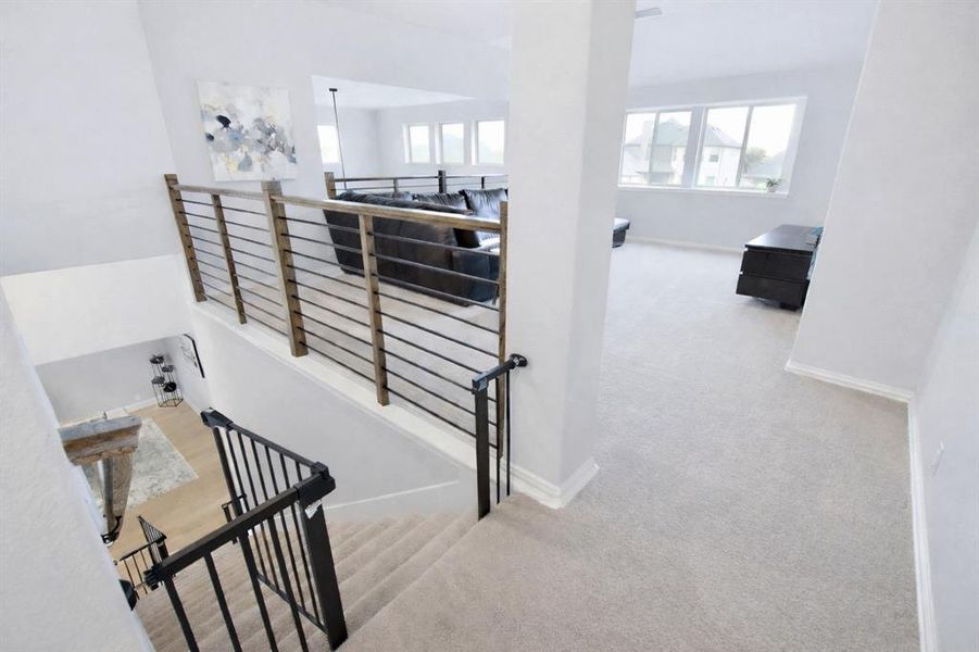Furnished interior view inside a new home in Abe's Landing, Granbury (Image 17).