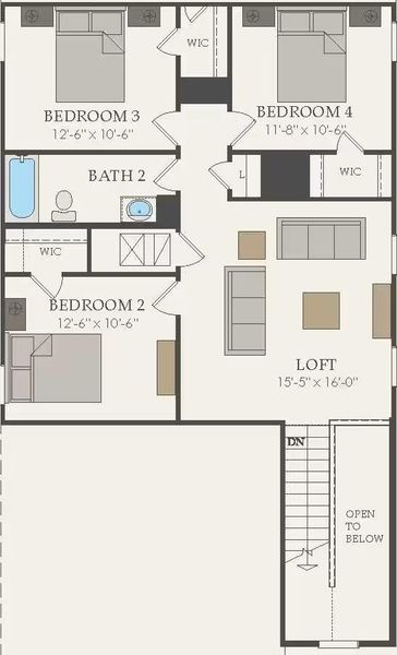 Pulte Homes, Gustine floor plan Pulte Homes, Gustine floor plan