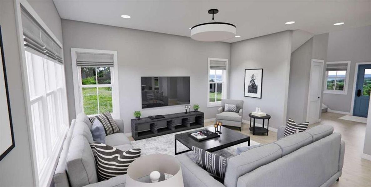 Furnished interior view inside a new home in , Carrollton (Image 30).
