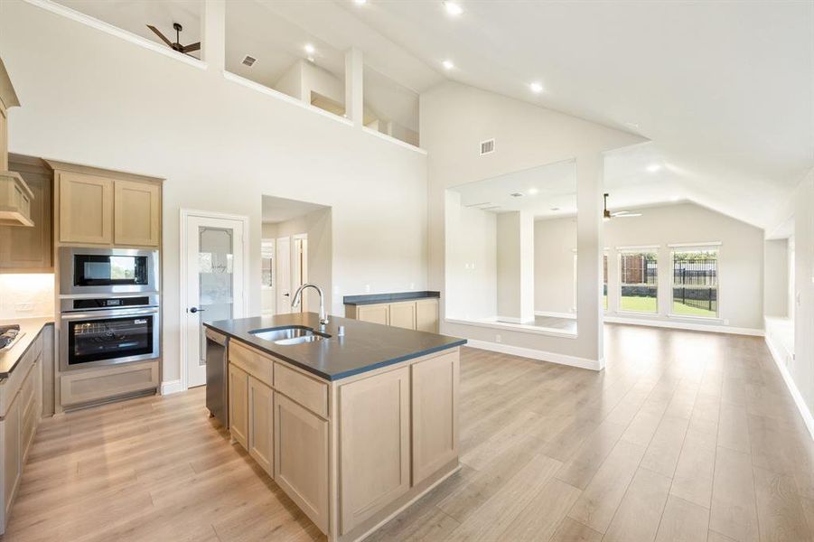 Furnished interior view inside a new home in Ridge Ranch Classic 50, Mesquite (Image 15). Furnished interior view inside a new home in Ridge Ranch Classic 50, Mesquite (Image 15).