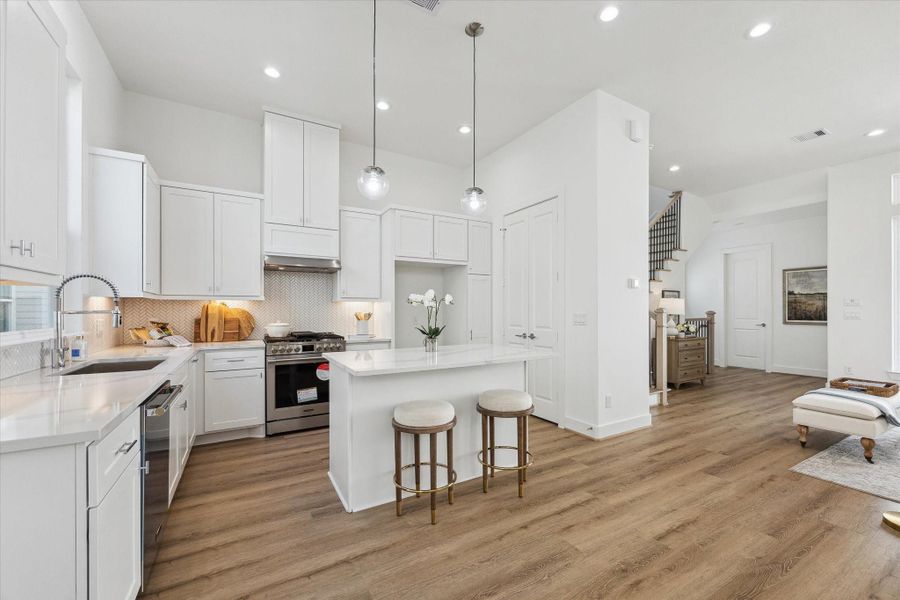 Furnished interior view inside a new home in Upland Estates, Houston (Image 32).