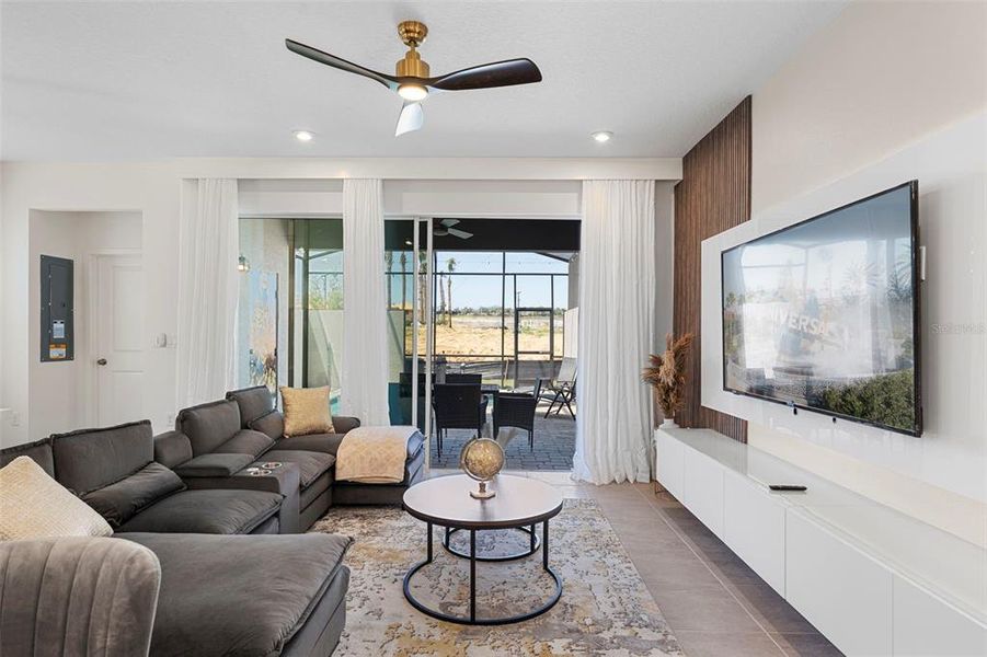 Furnished interior view inside a new home in , Kissimmee (Image 20).