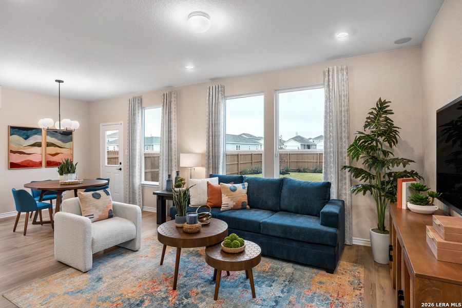 Furnished interior view inside a new home in , San Antonio (Image 6).