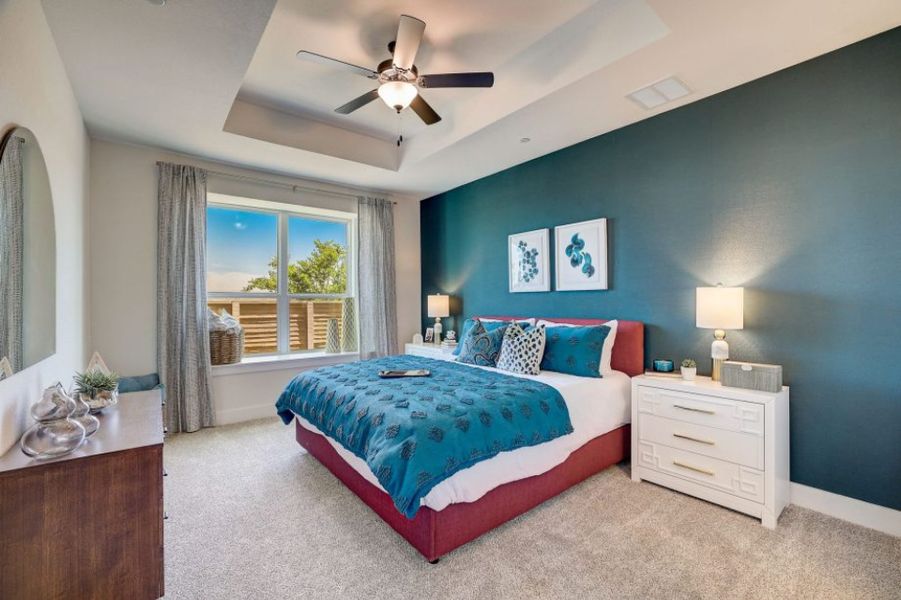 Representative furnished interior of a home built from the Pecos by Pacesetter Homes in Avery Centre, Round Rock (Image 32).