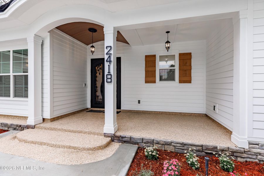 Exterior details and patio area of a home in , Jacksonville (Image 25).