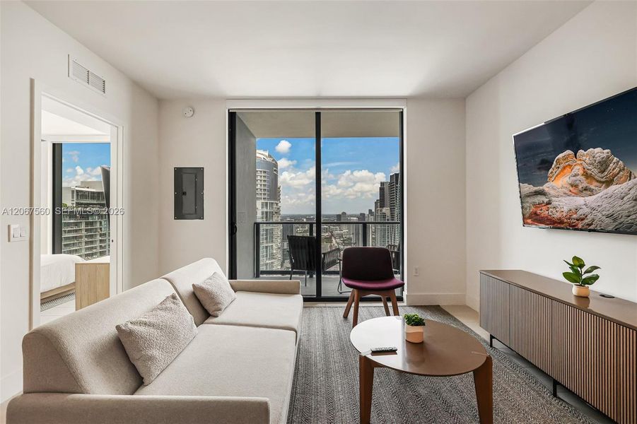 Furnished interior view inside a new home in Natiivo Miami, Miami (Image 15).
