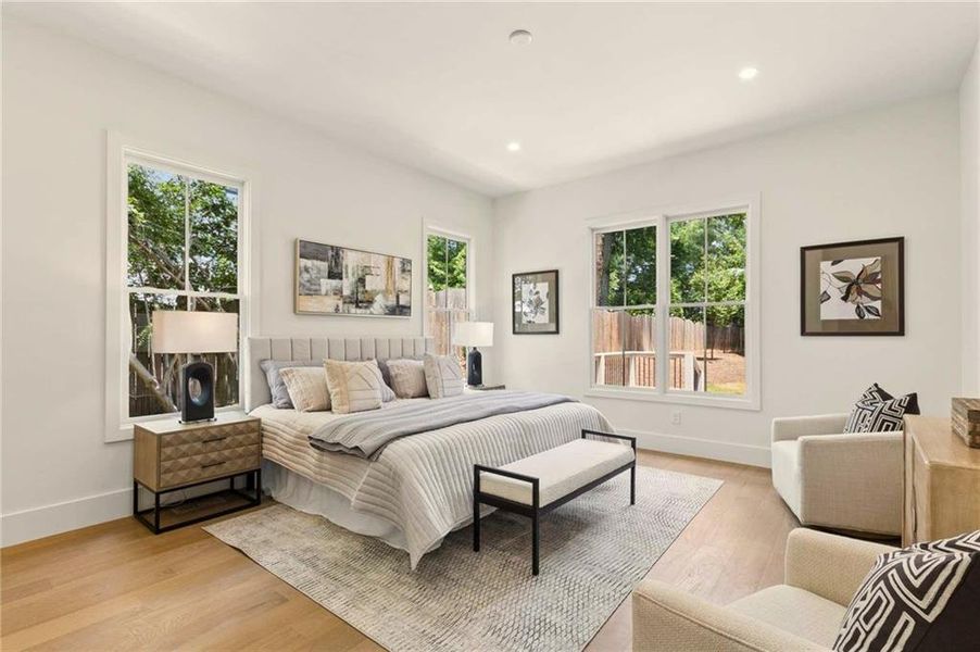 Furnished interior view inside a new home in , Brookhaven (Image 47).