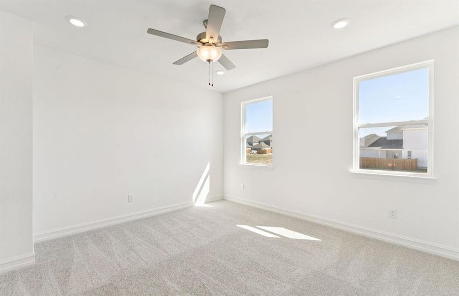 Spacious game room on second level Spacious game room on second level