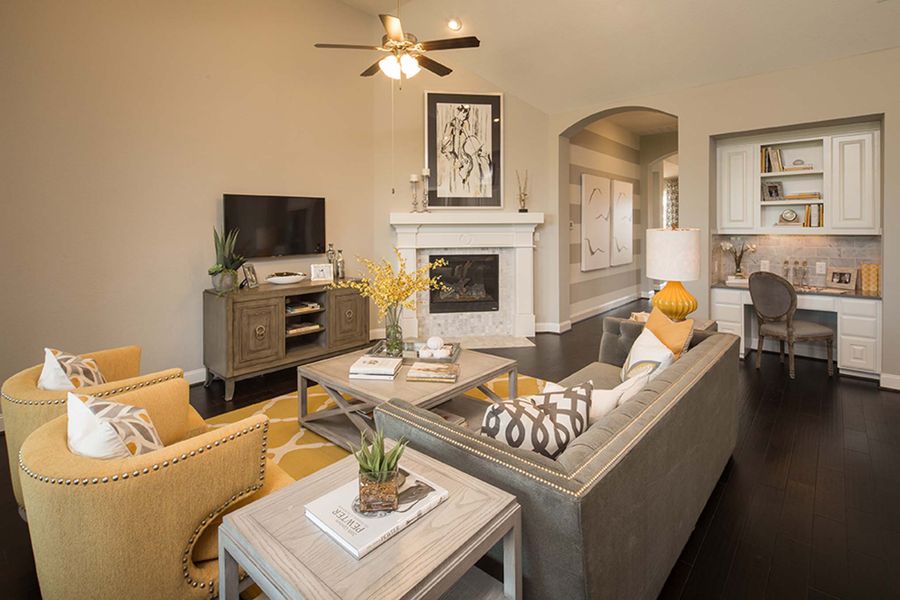 Representative Family Room - some options shown
