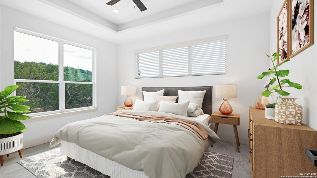 Furnished interior view inside a new home in , San Antonio (Image 37).