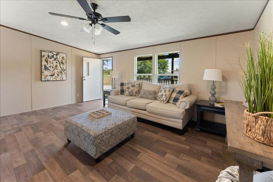 Furnished interior view inside a new home in , Sulphur Springs (Image 11). Furnished interior view inside a new home in , Sulphur Springs (Image 11).