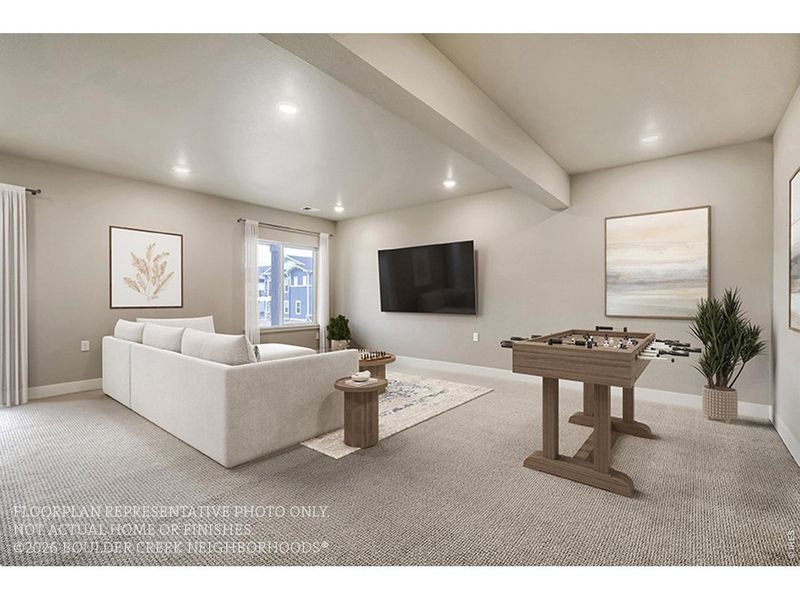 Furnished interior view inside a new home in , Fort Collins (Image 32). Furnished interior view inside a new home in , Fort Collins (Image 32).