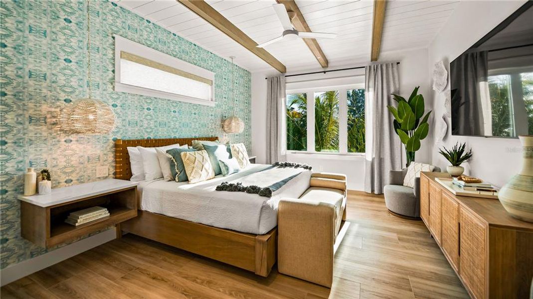 Furnished interior view inside a new home in , Sarasota (Image 68). Furnished interior view inside a new home in , Sarasota (Image 68).