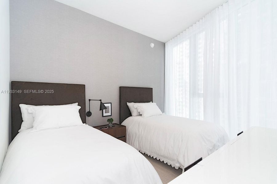 Furnished interior view inside a new home in , Miami (Image 46).