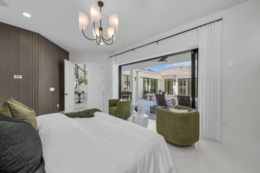 Representative furnished interior of a home built from the Silver Palm – Phase 2 by Medallion Home in Aqua, Bradenton (Image 46).