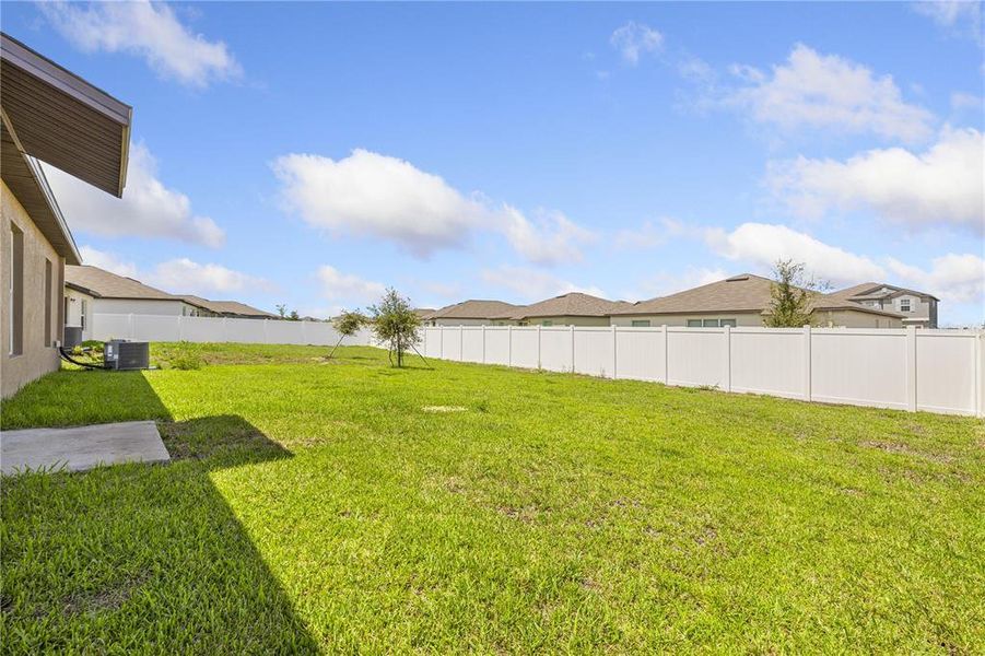 Exterior details and patio area of a home in Wind Meadows South, Bartow (Image 4).