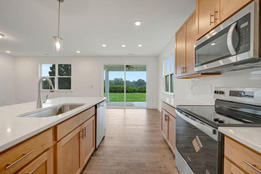 Furnished interior view inside a new home in Fox Field Farms, Broadway (Image 9).