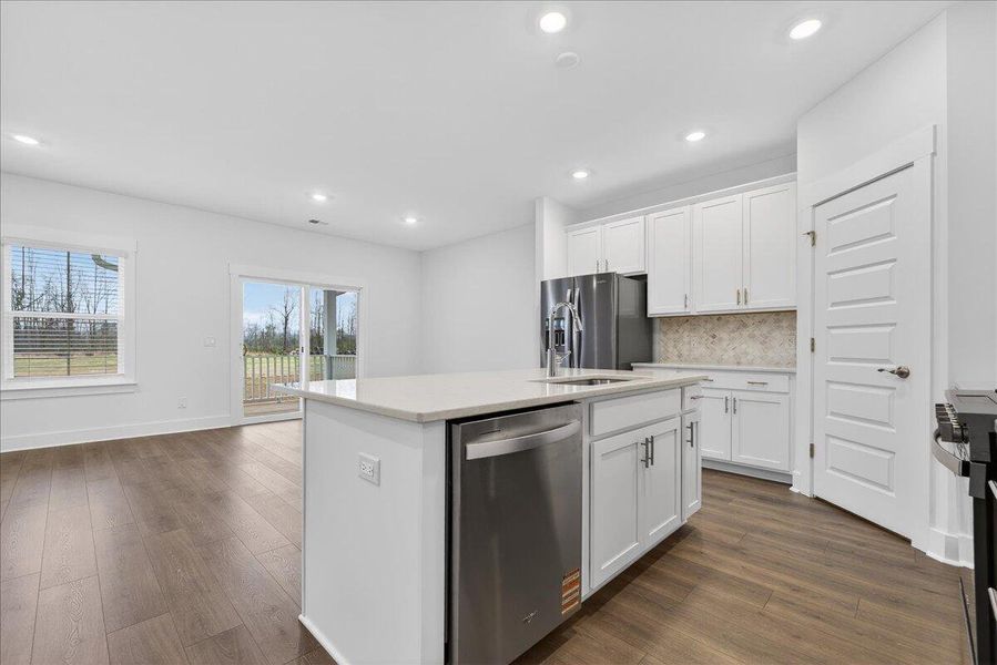 Furnished interior view inside a new home in The Coves at Lakes of Cane Bay, Summerville (Image 9).