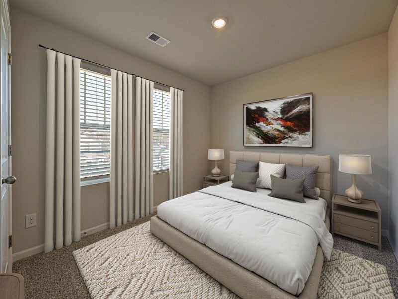 Furnished interior view inside a new home in Harper Landing, Stanley (Image 11).
