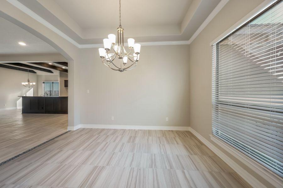 Representative unfurnished interior of a home built from the The Scottsdale IV by Whitestone Custom Homes in Johnson Ranch, Bulverde (Image 16).