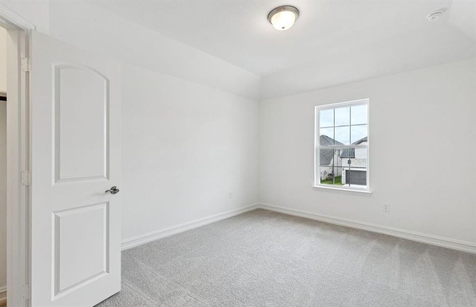 Spacious fourth bedroom