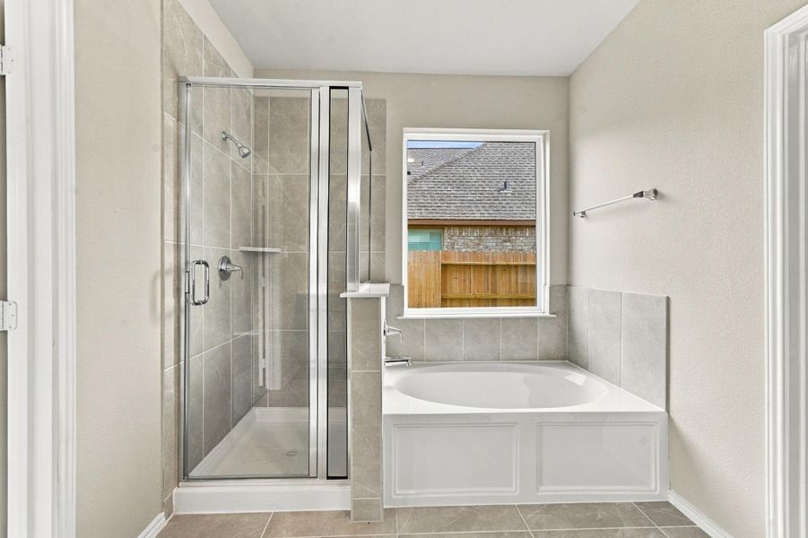 Furnished interior view inside a new home in The Trails, New Caney (Image 16).