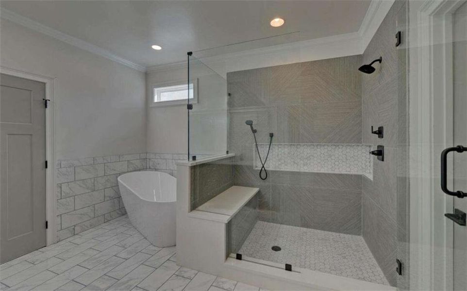 Furnished interior view inside a new home in , Clarkesville (Image 40).