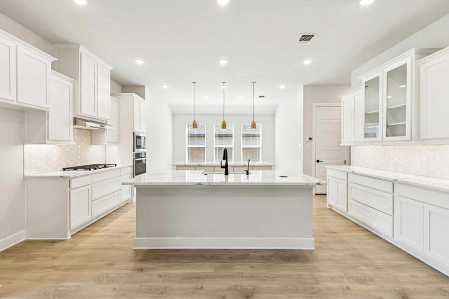 Furnished interior view inside a new home in Trinity Falls, McKinney (Image 7).
