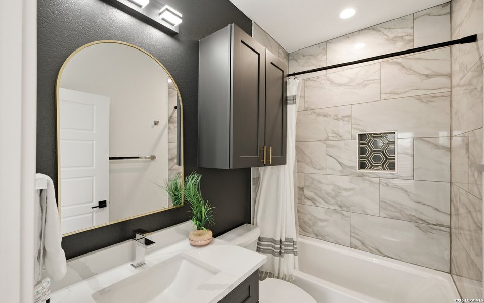 Furnished interior view inside a new home in , San Antonio (Image 15).