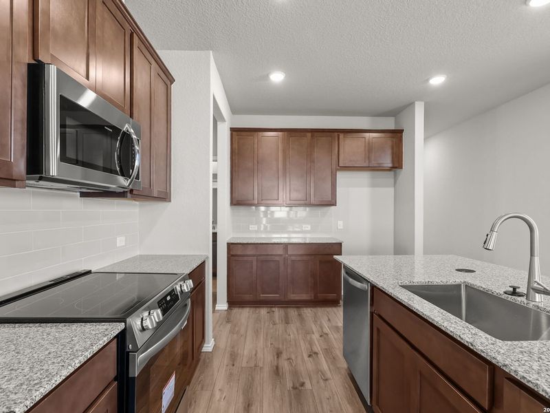 Furnished interior view inside a new home in Applewhite Meadows, San Antonio (Image 12). Furnished interior view inside a new home in Applewhite Meadows, San Antonio (Image 12).