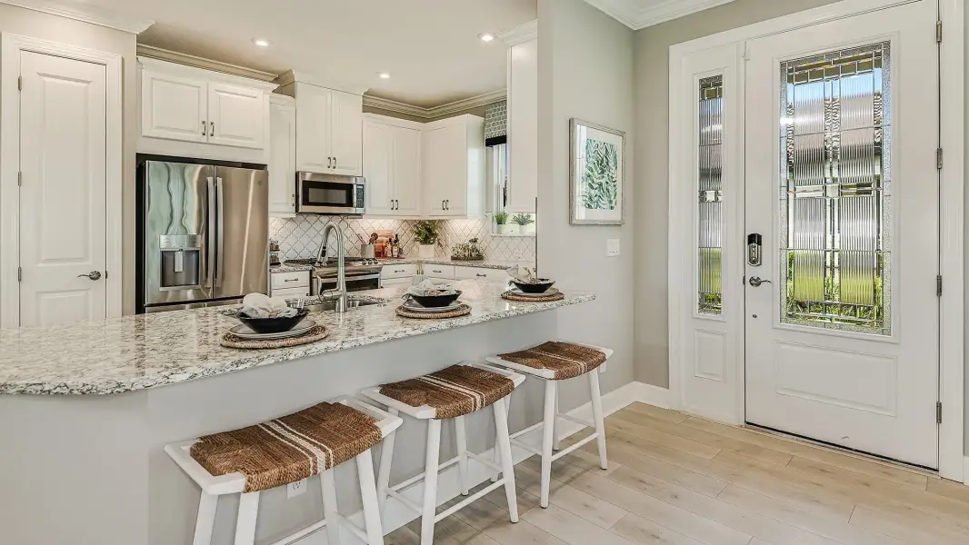 Furnished interior view inside a new home in Esplanade at Azario Lakewood Ranch, Bradenton (Image 4).