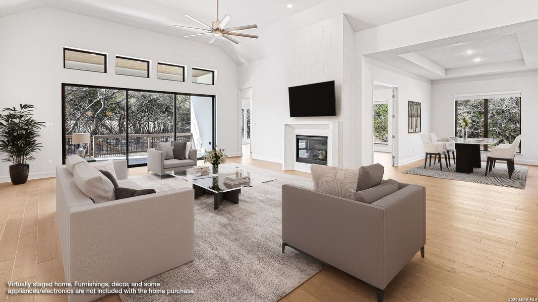 Furnished interior view inside a new home in Thornebrook, Bulverde (Image 7).