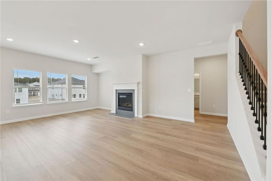 Spacious, unfurnished interior of a new home in Parkside at Grayson, Grayson (Image 27).