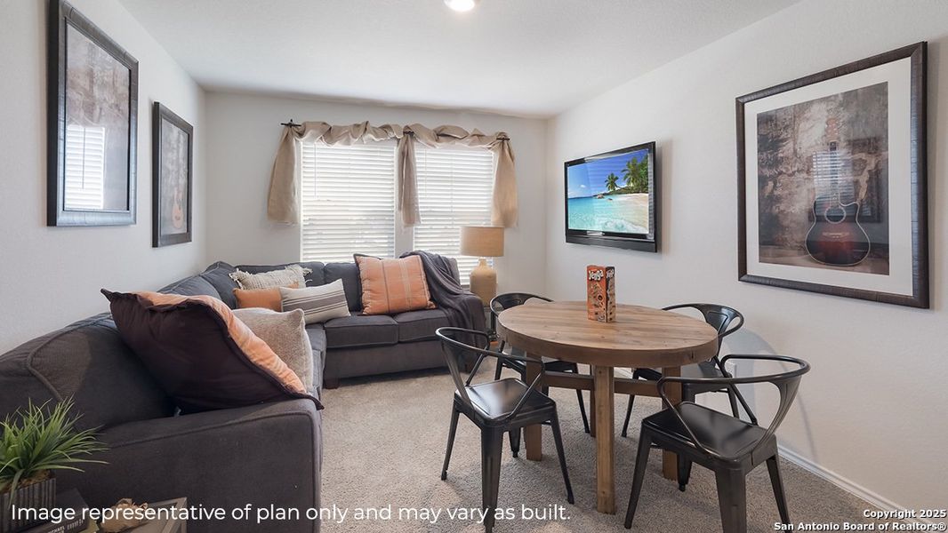 Furnished interior view inside a new home in Langdon, San Antonio (Image 11). Furnished interior view inside a new home in Langdon, San Antonio (Image 11).