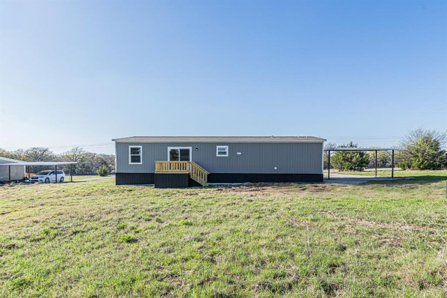 Exterior details and patio area of a home in , Sunset (Image 27).